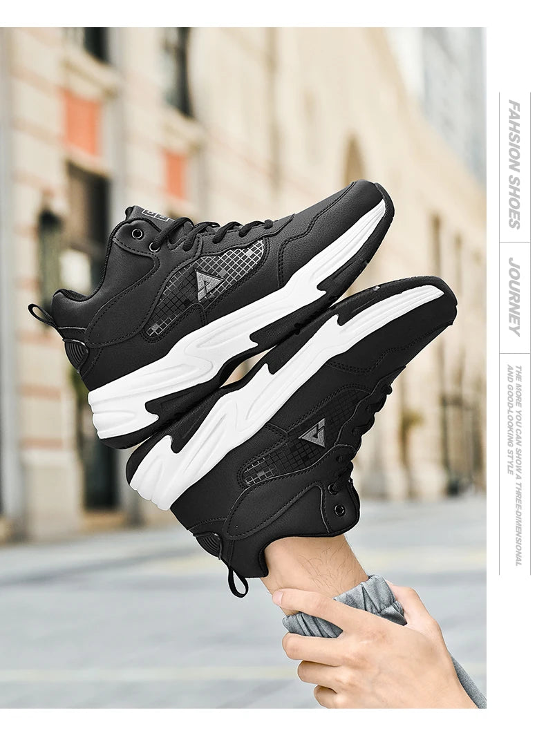 Men's high quality plus size casual sneakers Four seasons soft/sole outdoor breathable running shoes students light sports shoes