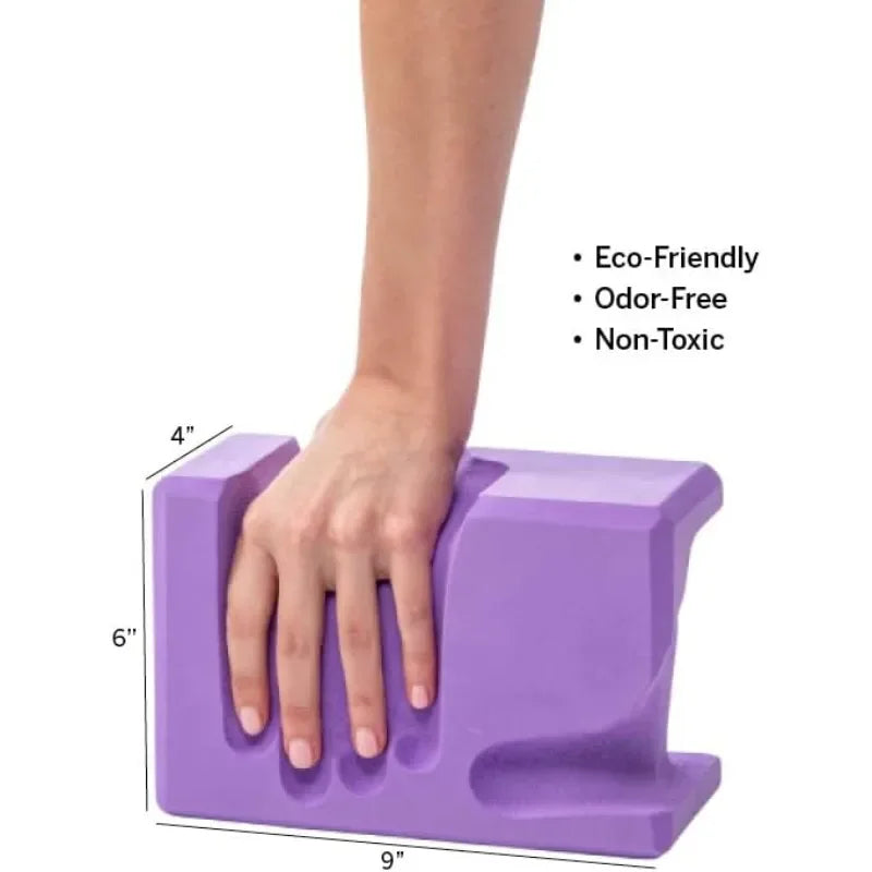 Yoga Blocks 2 Pack Reduces and Prevents Wrist Pain/Enhances Comfort Stability and Grip Strength