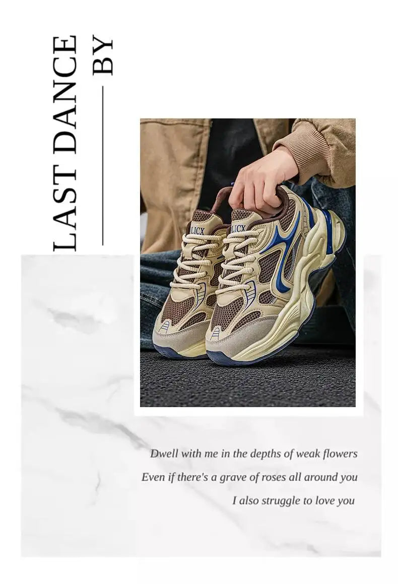New Style Heightening Casual Thick Bottom Anti-Slip Wear-Resistant/Lightweight Men's Sport Shoes Comfortable Spring