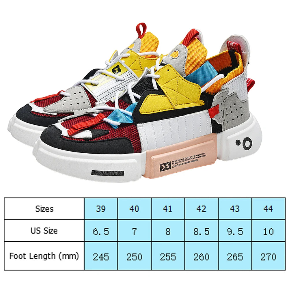 Mens Sports Sneakers Casual Running Shoes/Shock-Absorption Lace-Up Men Luxury Shoes for Outdoor