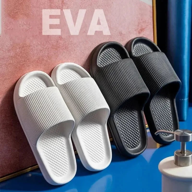 Soft Sole Massage Shower Shoes for Women Waterproof/Non-slip Home Leisure Fashion Bathroom Slippers