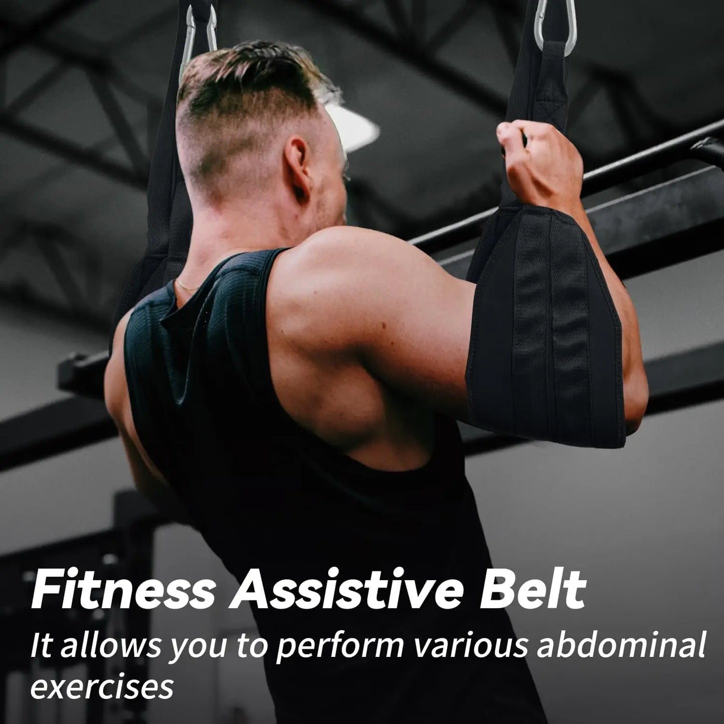 A Pair Heavy Duty AB Sling Straps Suspension Rip-Resistant Fitness/for Pull Up Bar Hanging Leg Raiser Gym Home Fitness Equipment