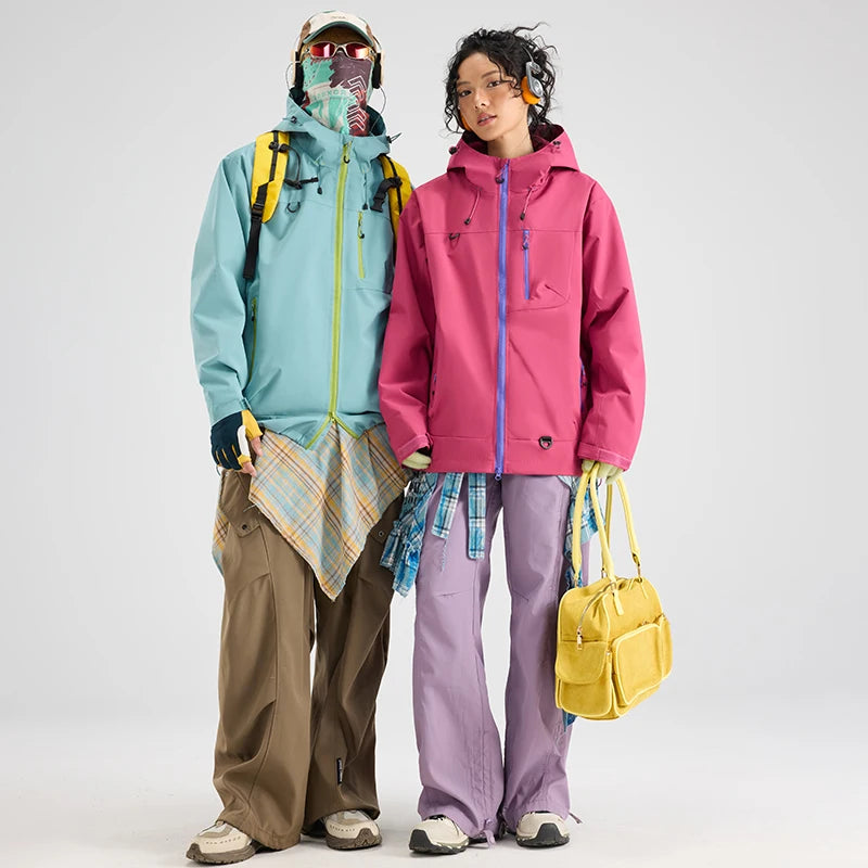 Autumn Sports Jacket Waterproof Windproof Jacket Men Women Outdoor/Sports Hiking Running Mountaineering Hooded Casual Sport Coat
