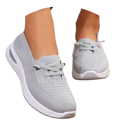 Women's Casual Shoes Lightweight Tennis Running Sports Shoes/Spring Summer Mesh Shoes Soft Breathable Comfortable Flat Shoes