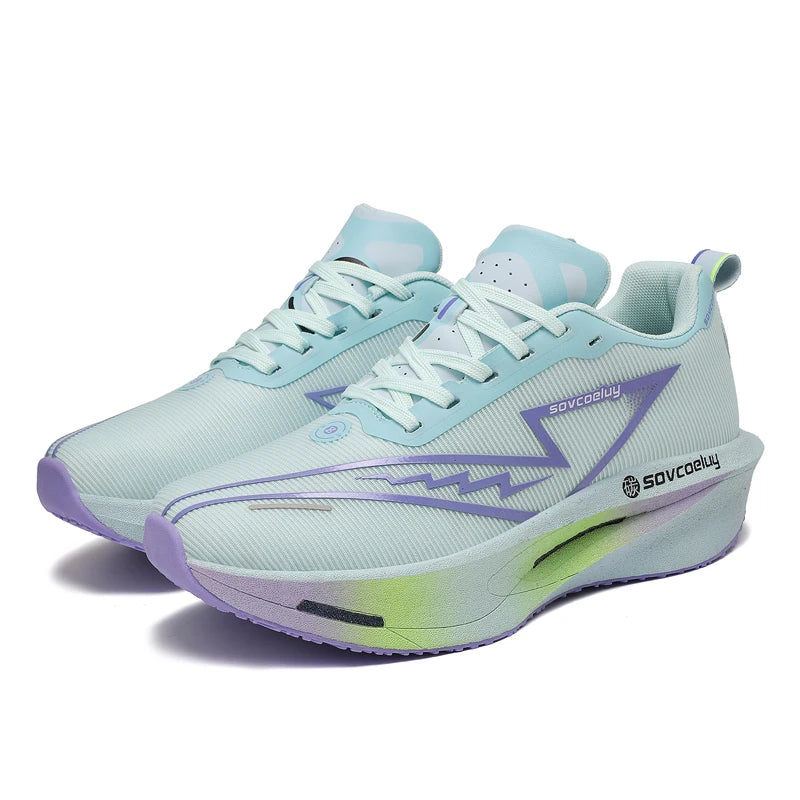 Running Shoes Carbon Marathon Men Sports Breathable/Lightweight Women's Comfortable Athletic Nonskid Sneakers
