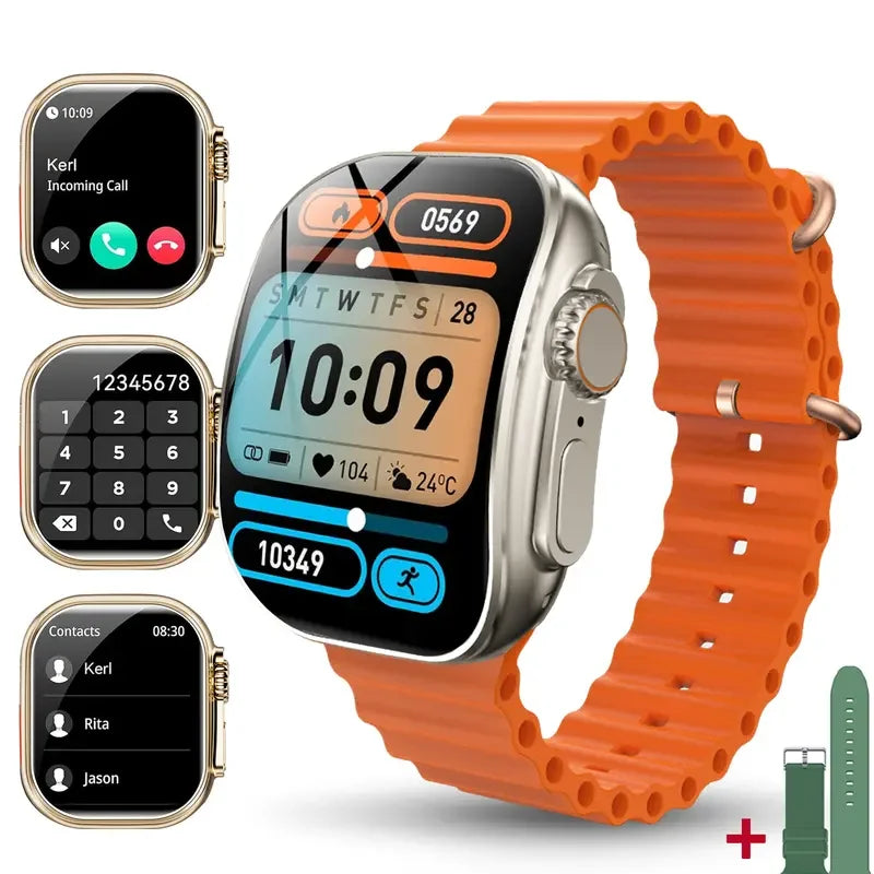 Smart Watch For Women Men, 1.83'' HD Full Touch Screen/Wireless Calling Smartwatch (Answer/Make Call) Activity Tracker 100+ Sport Modes
