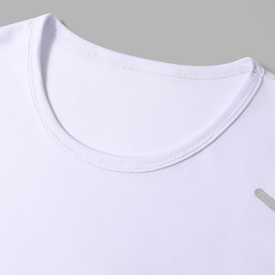 4/1 Pcs Men's Summer Multicolor Quick-drying Sports Short Sleeve/Loose Breathable Fitness Running Badminton T Reflective Strip