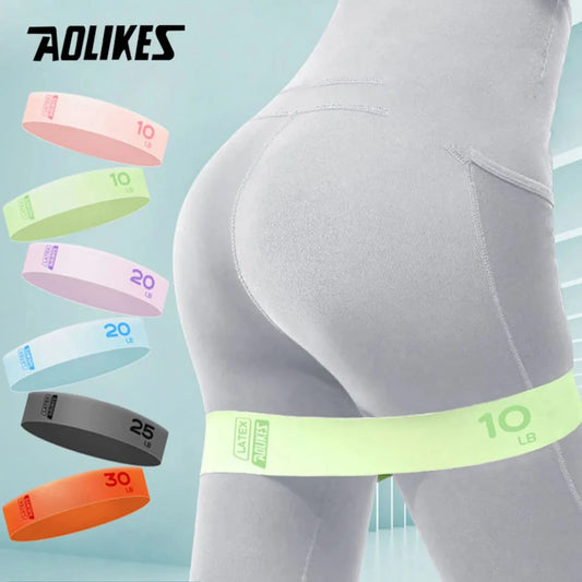 New 1PCS Portable Fitness Resistance Bands Workout Rubber Bands/Yoga Gym Elastic Strength Pilates Yoga Equipment