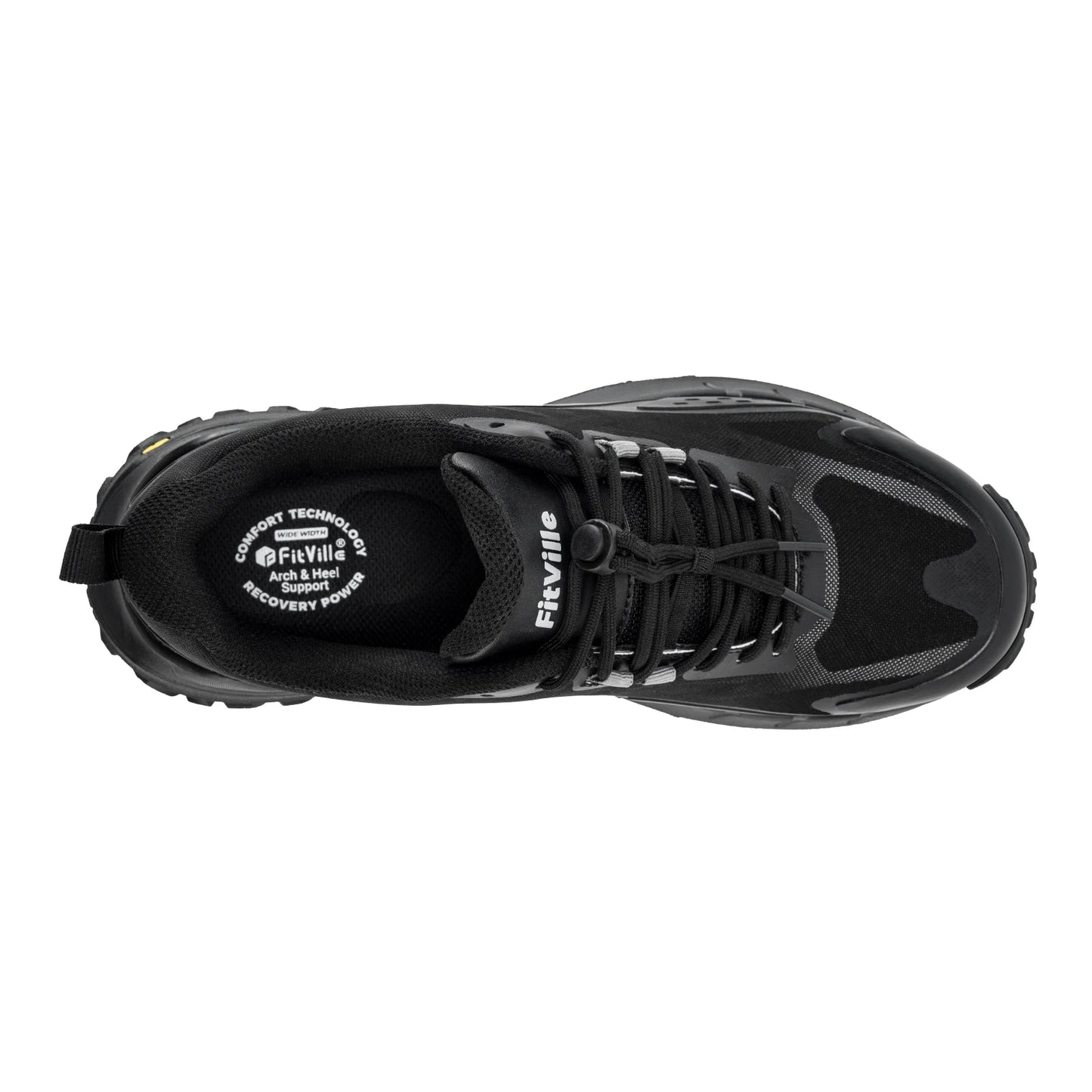 Fittington Slip-on Shoes Wide Sneakers For Men Soft Men's Running Shoe/Slip Resistant Hiking Walking Shoes With Arch Support