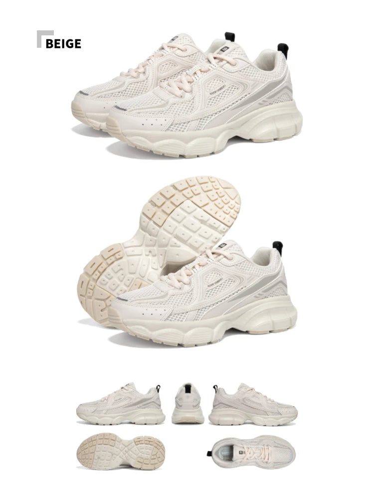 Baasploa Women Sports Shoes Outdoor Lightweight Breathable Jogging Sneakers/Female Casual Mesh Anti-slip Lace Up Running Shoes