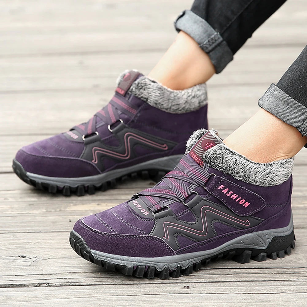 Winter Women Boots Casual Shoes/Warm Fur Outdoor Snow Boots Sneakers