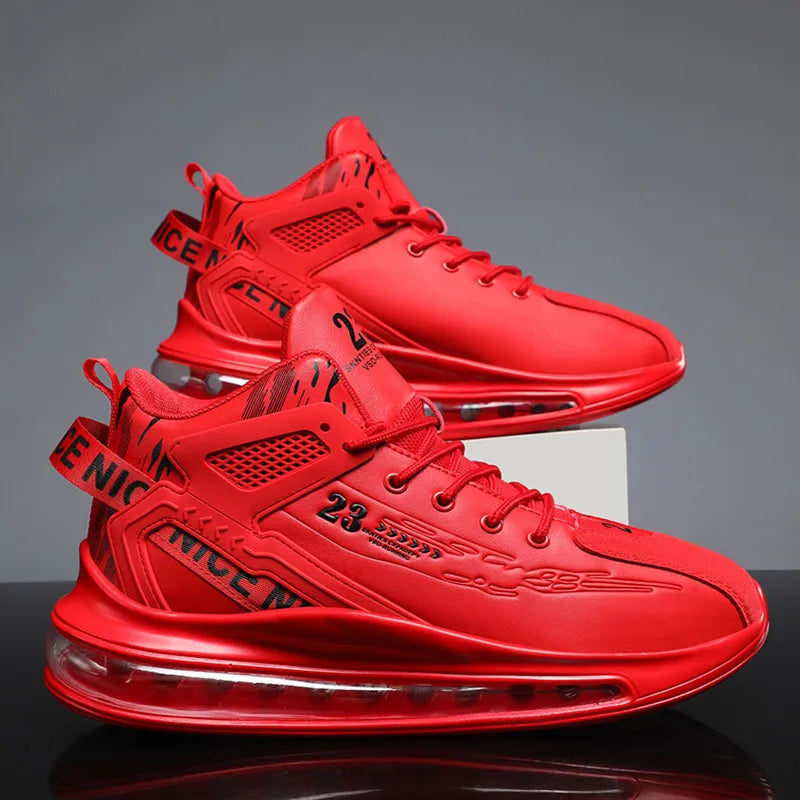 Men's Running Shoes Casual Sneakers New Spring Anti-shock/Air Cushion Sport Shoes Thick Bottom Anti-slip Running Shoes