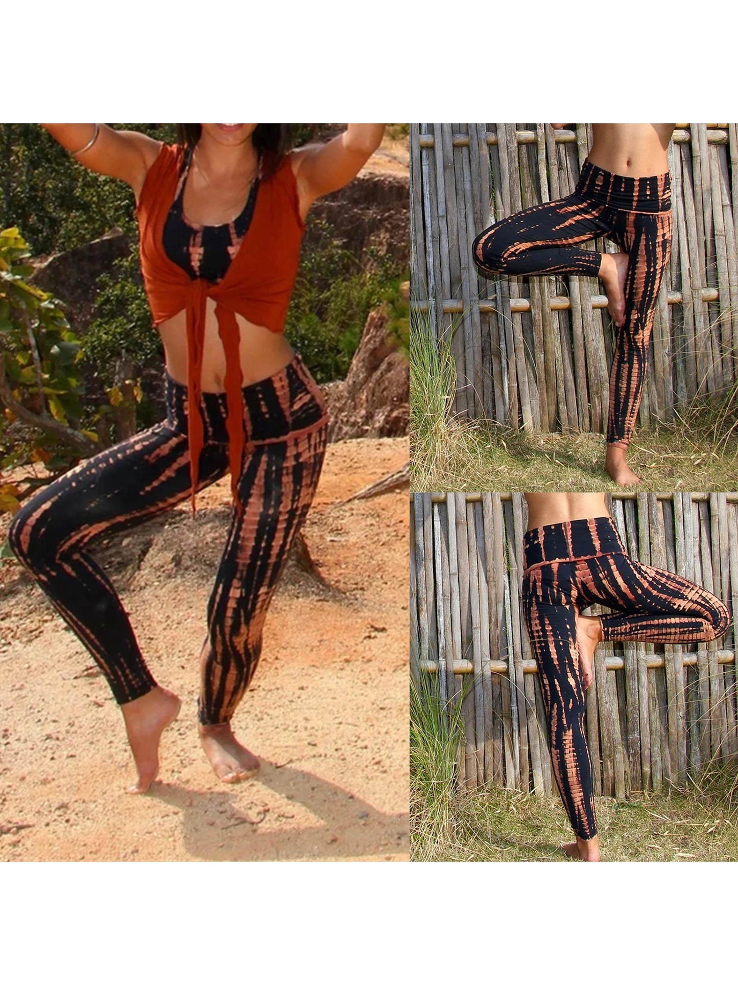 High Waist Yoga Leggings with Side Pockets Tummy Control Workout Pants/for Women Running Exercise Fitness Tights