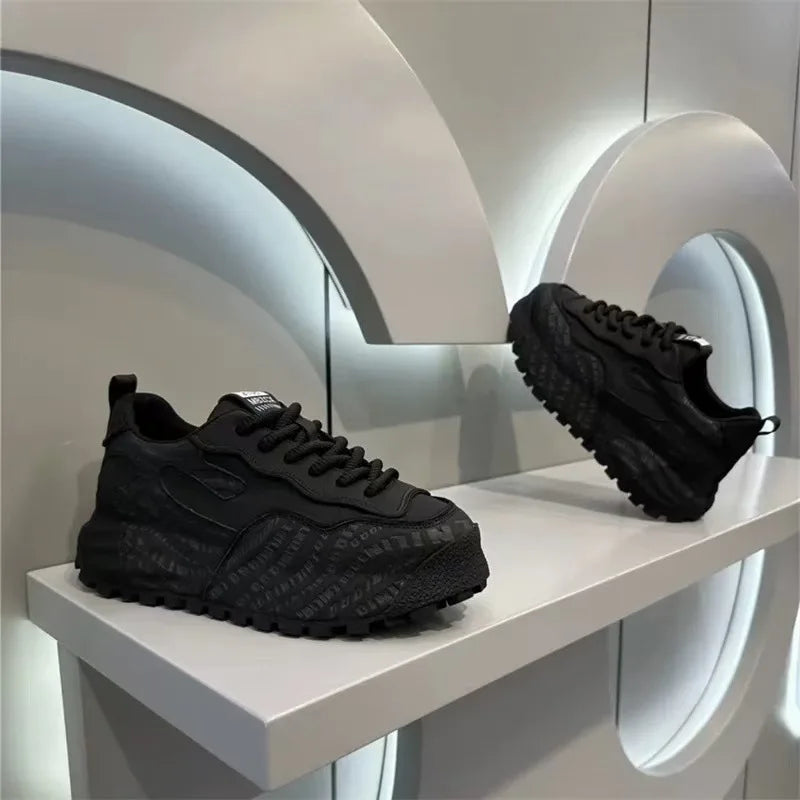 Fashion Men Casual Faux Leather Sneakers Brand Tennis Male/Wedged Spring Summer Breathable Trainers Man Gym Run Shoes