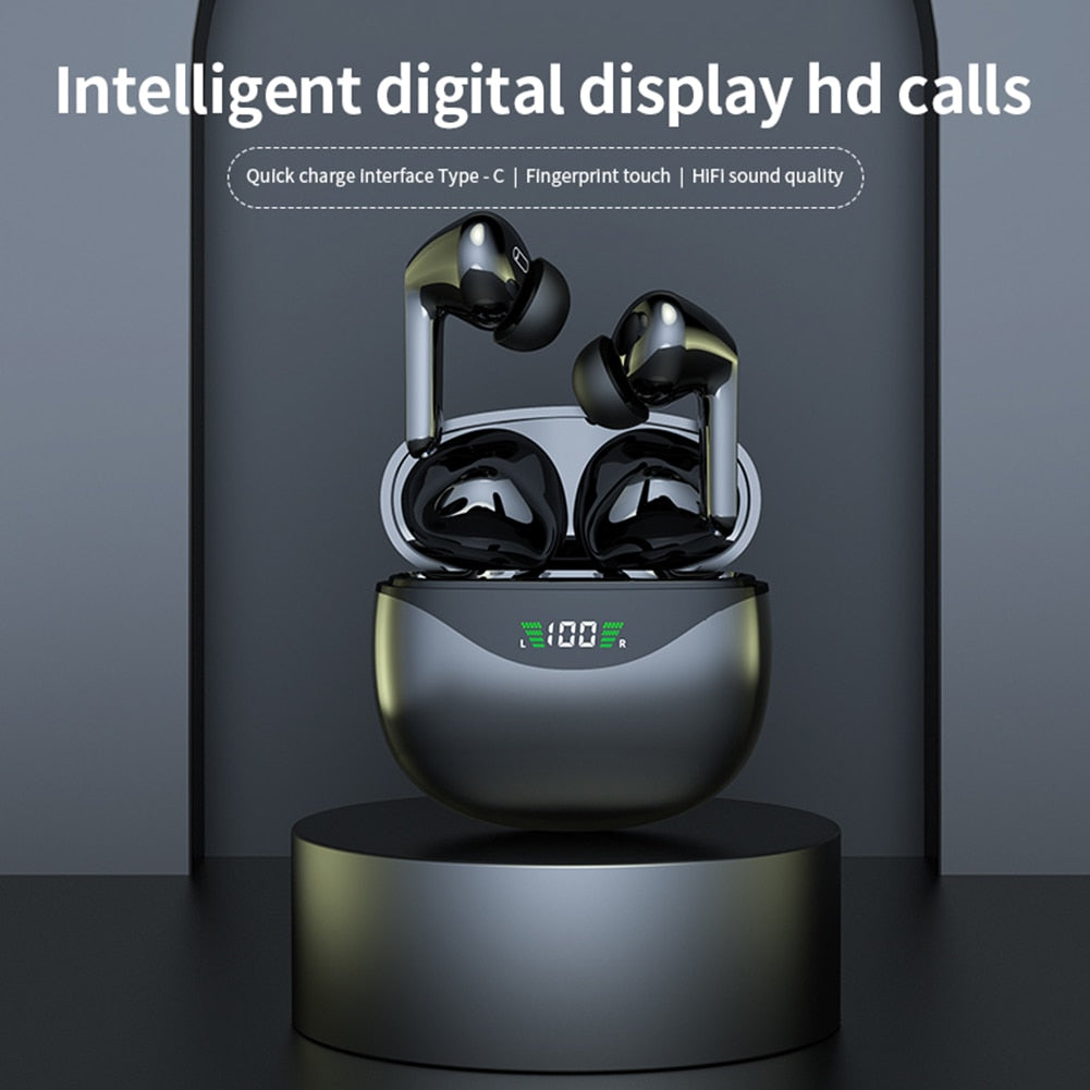 New VG121 TWS Wireless Earphones Bluetooth/5.1 High Fidelity Stereo HD Digital Display