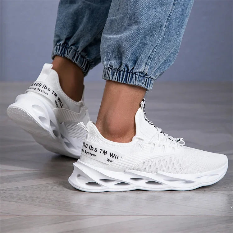 Hot Sale Pink Casual Sneakers Women Blade Shoes Big Light/Breathable Running Shoes Shoes Men Mesh Sports Sneakers