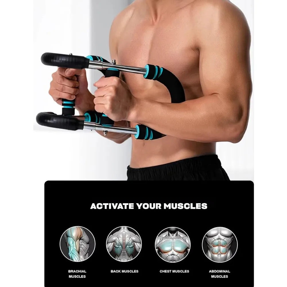 Saker Twister Arm Trainer Adjustable Forearm Strengthener/Exercise Equipment for Men & Women Chest Workout Equipment