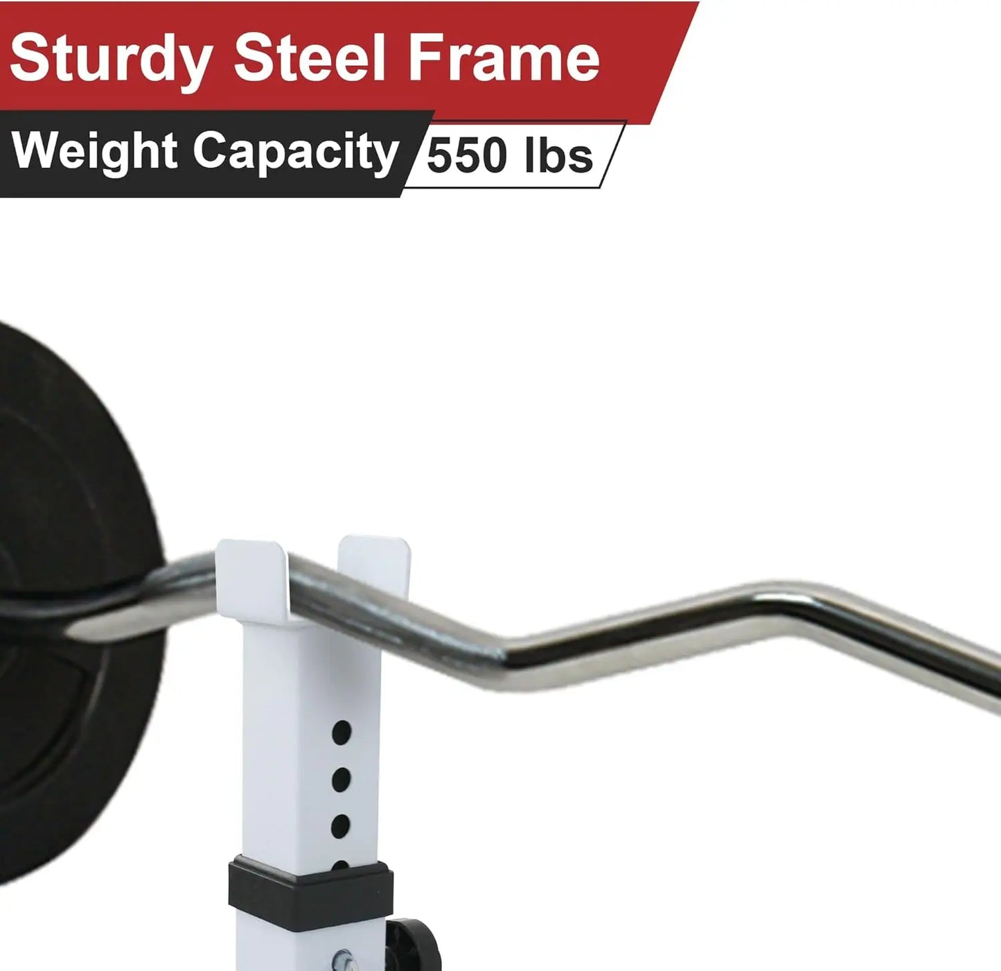 Adjustable Arm Bicep Curl Bench Seated Strength Training Weight Bench/Isolated Barbell Dumbbell Biceps Station for Home Gym 550