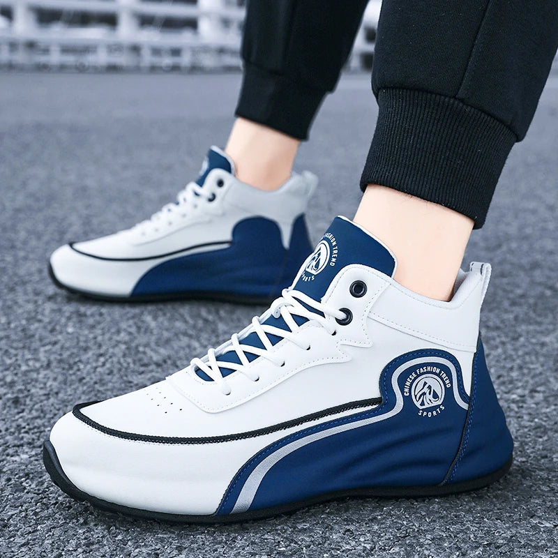 Men's Shoes New Casual Sneakers Shock-Absorbing Breathable/Running Shoes Men's Wear-Resistant Thick-Soled Shoes