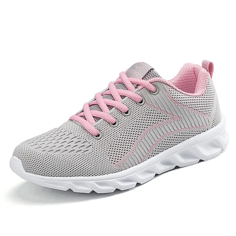 Women New Lightweight Soft Sole Sneakers Outdoor Sports/Casual Shoes Women's Mesh Comfort Running Shoes