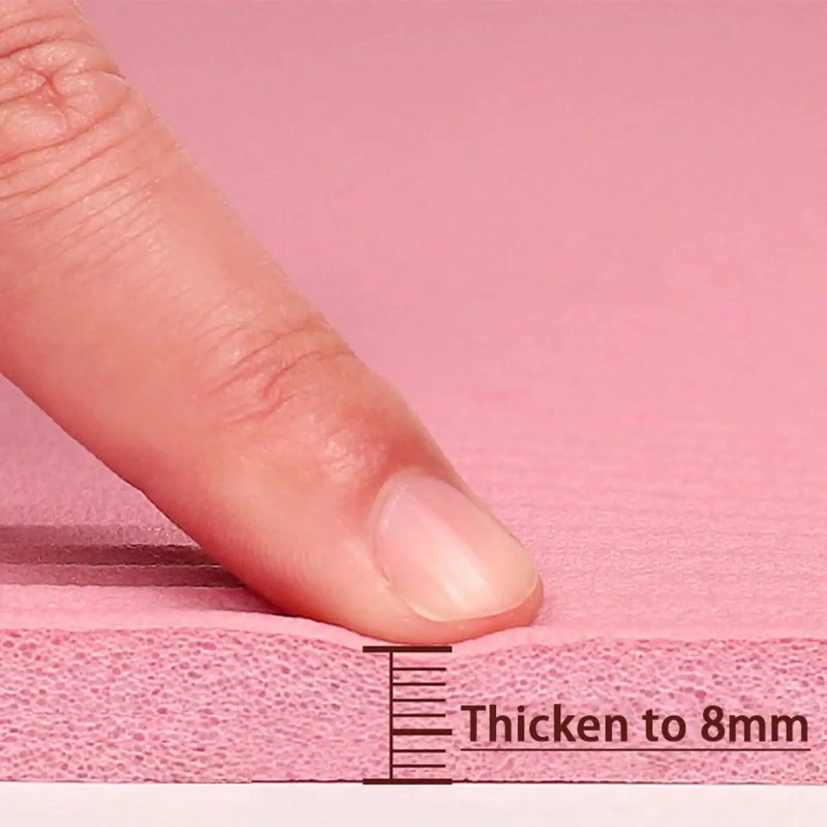 Local Delivery-Pink Yoga Mat Set (185CM*61CM) Fitness/Exercise Mat For Yoga Pilates Workout