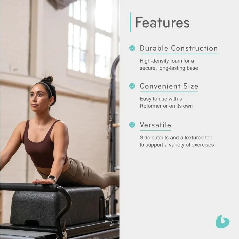 Balanced Body Sitting Box Lite, Pilates Reformer and Floor Exercise Equipment/Pilates Workout Equipment for Home Gym or Studio