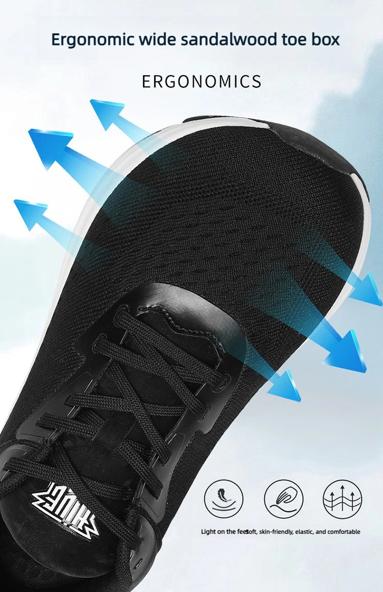 Men Sports Shoes Wide Barefoot Shoes Men Walking Sneakers/Tennis Marathon Running Shoes Men Jogging Sneakers