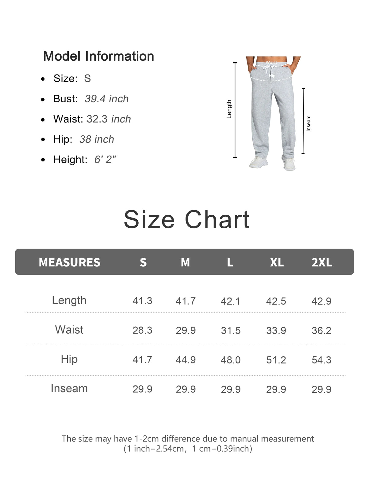 THE GYM PEOPLE Men's Baggy Sweatpants Fleece Drawstring/Straight Leg Open Bottom Workout Pants with Pockets