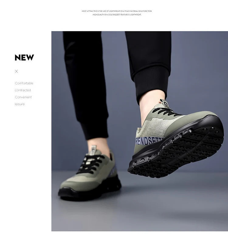 Men Sports Shoes Luxury Casual Sneakers Mesh Running Shoes Summer/Lightweight Platform Fashion Basketball Walking Shoes for Men