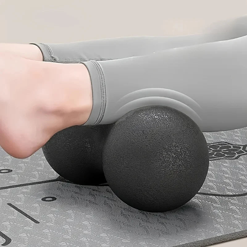 1pc Fitness Massage Ball, a Double Long Bar Tennis Massager Designed for Deep Tissue/Trigger Point Massage Instruments for The Whole Body
