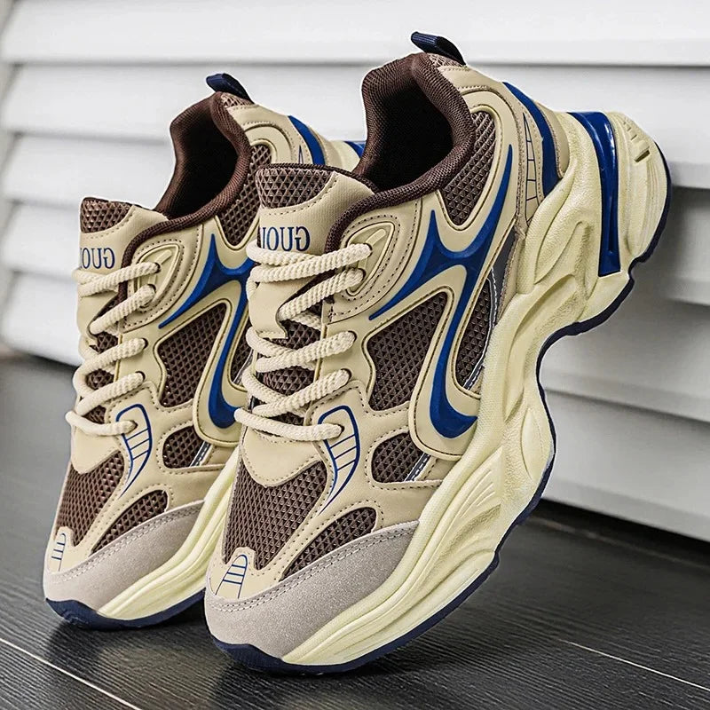 New Style Heightening Casual Thick Bottom Anti-Slip Wear-Resistant/Lightweight Men's Sport Shoes Comfortable Spring