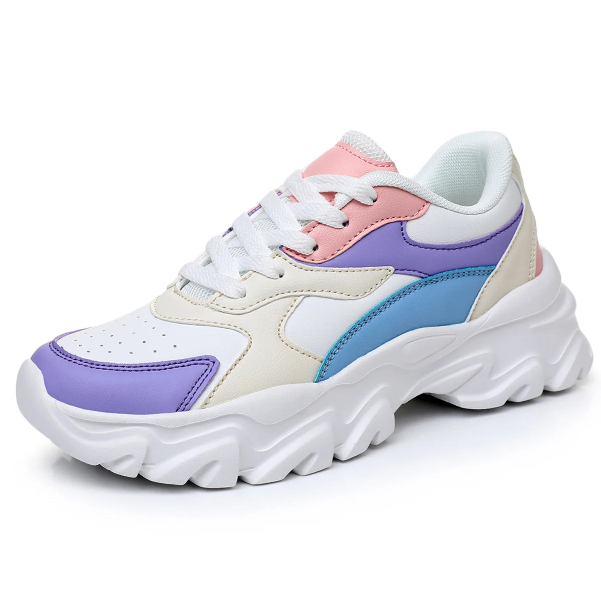 Women Sneakers Fashion Women Vulcanized Shoes High Quality/Flats Shoes for Women Walking Platform Plus Size