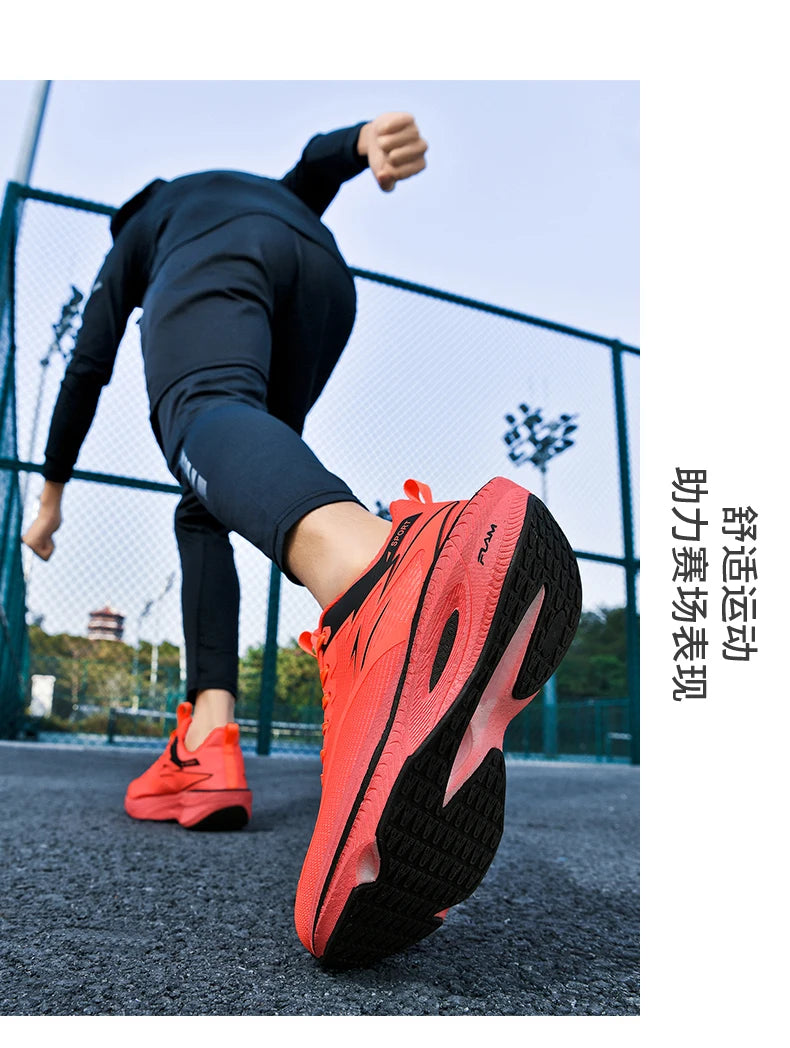 Men Sports Running Shoes Marathon Air Cushion Breathable Lightweight/Comfortable Women Outdoor Athletic Sneakers Jogging Shoes