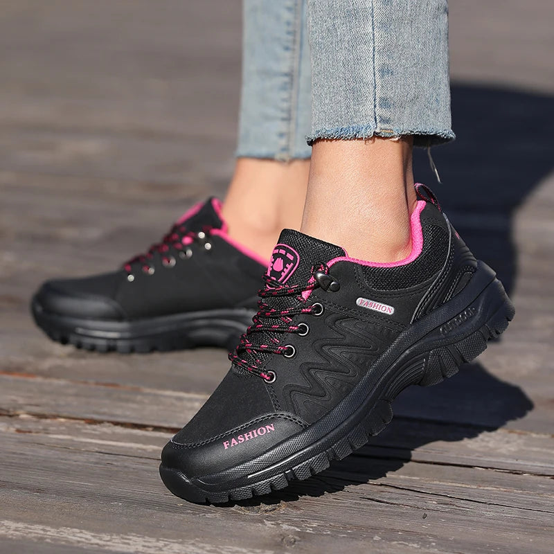 Outdoor Hiking Shoes for Women Anti Slip Comfortable Lightweight/Luxury Brand Waterproof Platform Trekking New Women's Sneakers