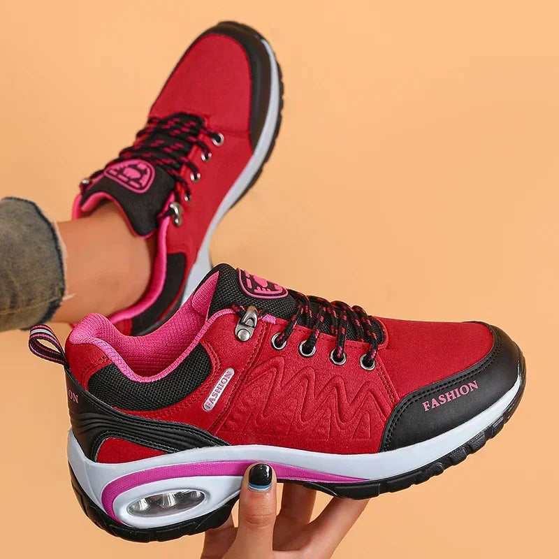Women's Hiking Shoes Fashionable Luxurious Wedge Running Shoes/Shock-absorbing Breathable Comfortable Outdoor Camping Sneakers