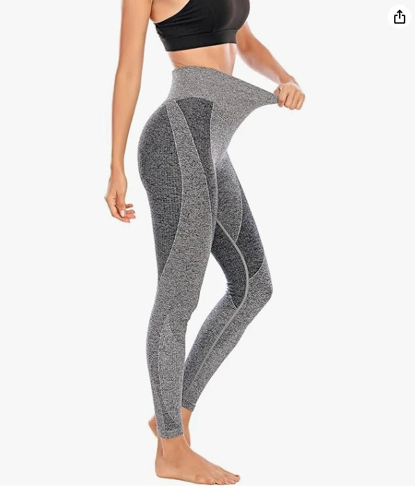 Color Block Skinny Leggings/Casual High Waist Workout Leggings Women's Clothing Pants