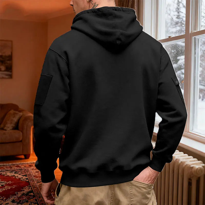 Men's Lightweight Insulated Winter Jacket With Hood Casual Windproof/Zipper Collar Jacket, Golf Windproof Hooded Jacket