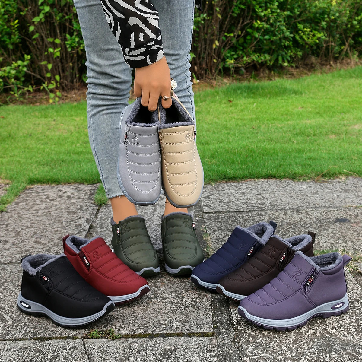 Women's shoes Autumn winter Casual cotton Warm/Wear Resistant Chunky Sole Affordable Free shipping