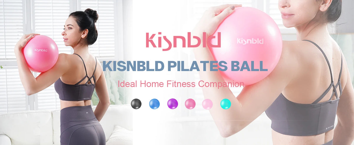 Small Exercise Ball 9 Inch Mini Pilates Ball Anti Burst and Slip Resistant/Mini Yoga Ball for Stability Fitness Physical Therapy Stretching & Core Ball
