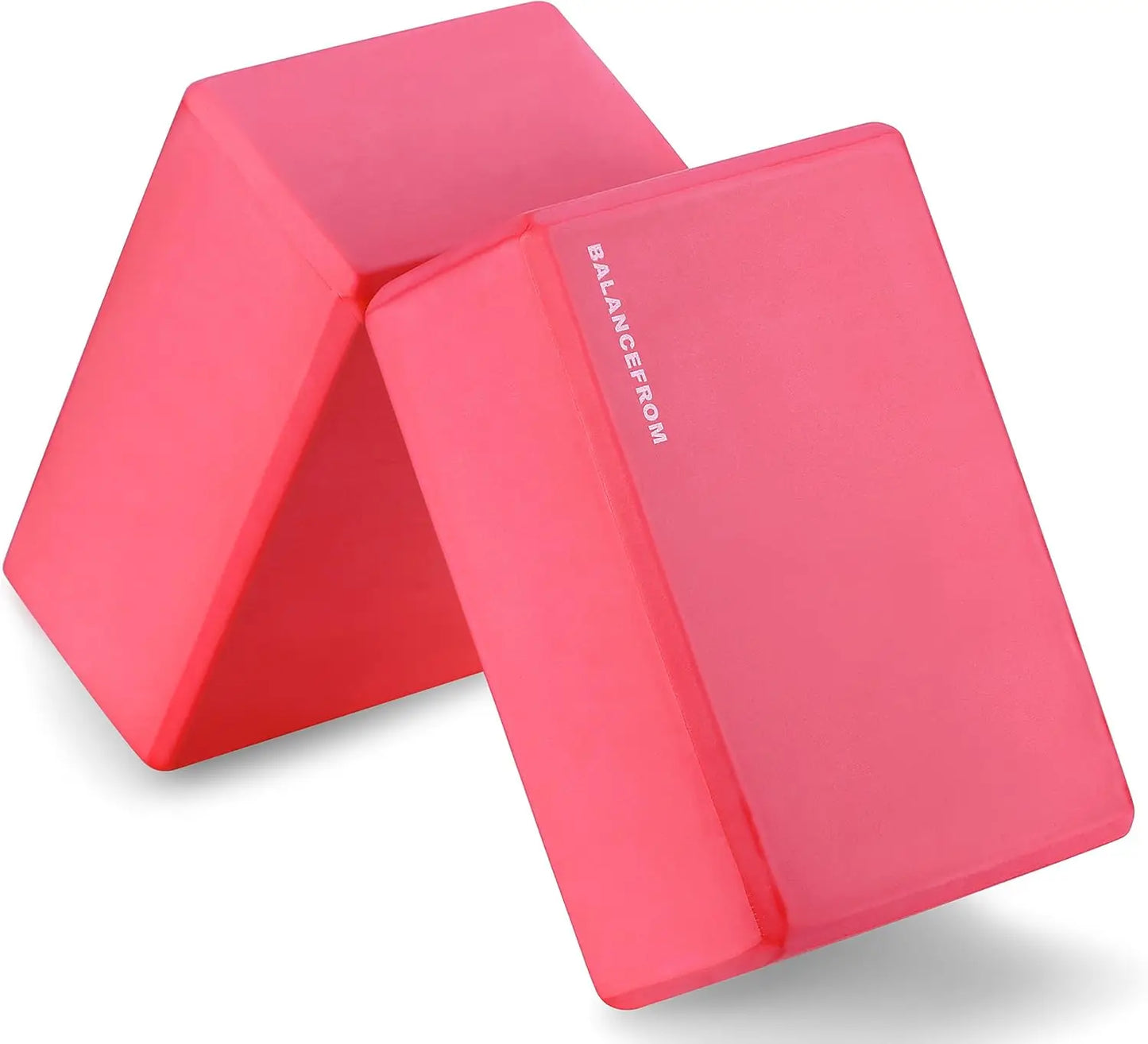 Set of 2 High Density Yoga Blocks 9x6x4 Inch/Non-Slip Moisture-Proof Multiple Colors