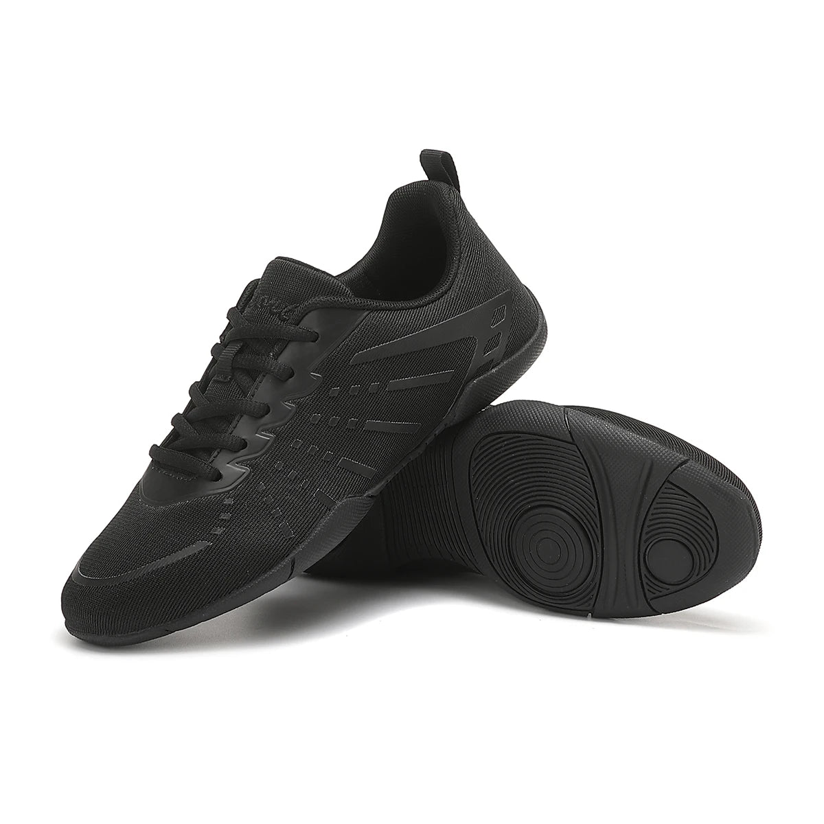 Women White Cheerleading Shoes Breathable Mesh Light Non Slip/Flat Gymnastics Dance Training Competition Sneakers For Girls