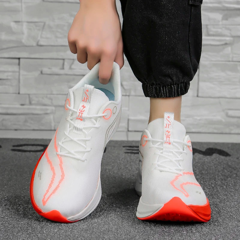 Breathable, rebound, and shock-absorbing running shoes for men/ultra light sporty comfortable and popular