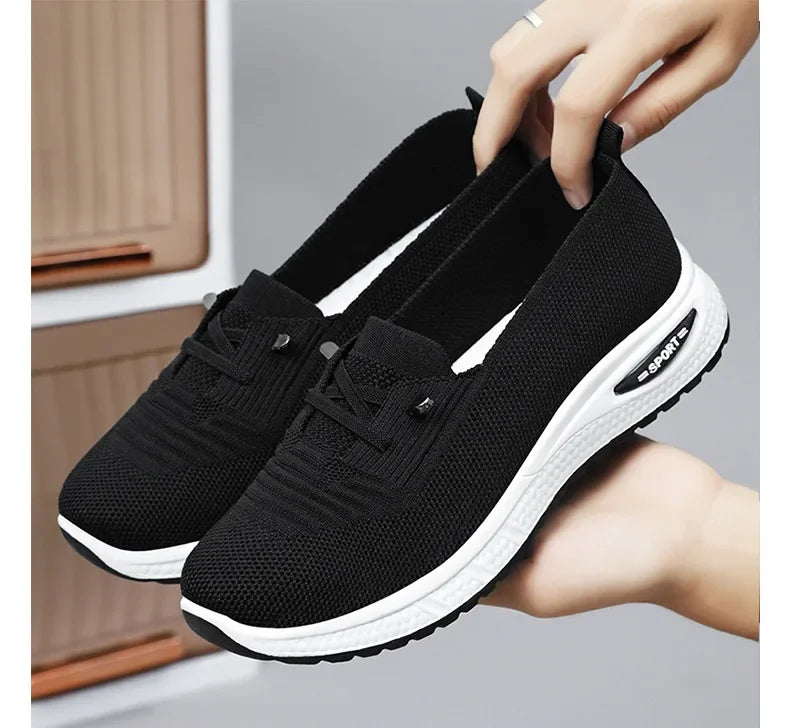 Women's Casual Shoes Fashion Breathable Walking Flat Bottom/Sports Shoes Women's Fitness Large Pink Women's Shoes