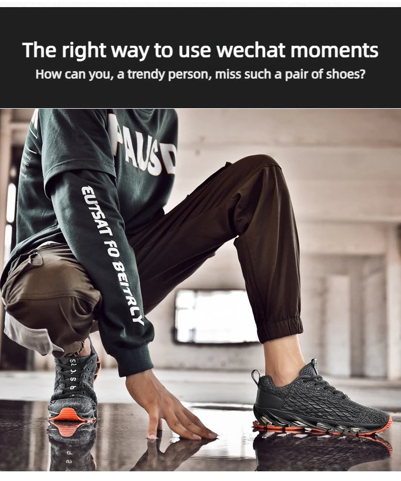 Fashion Men Running Shoes Comfort Men's Walking Sneakers Breathable/Casual Shoes Non-Slip Sports Shoes