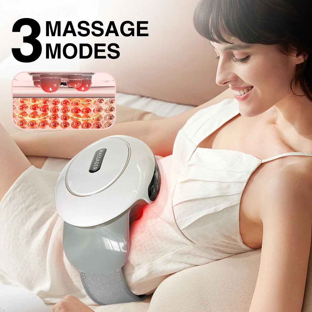 HOMEMASSA Abdominal Massager Electric Stomach Massager/for Flattening Belly Multiple-use for Waist Abdomen Back 3 Modes