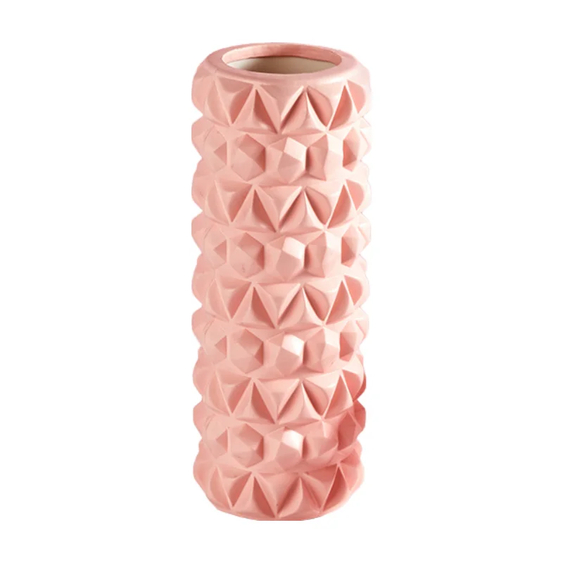 3D Diamond Foam EVA Massage Roller Hollow Yoga Column Fitness Equipment/For Muscle Physiotherapy And Sports Rehabilitation Roller