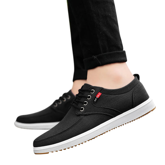 Men High Soled Canvas Shoes Fashion Sports/Casual Shoes For Men Flat Versatile Classical Outdoor