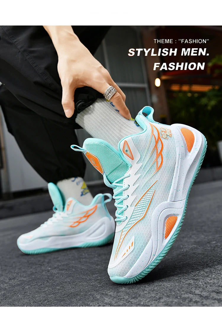High Quality Sneakers Men Basketball Shoes Light Sports Shoes/Trainer Women Breathable Athletic Outdoor