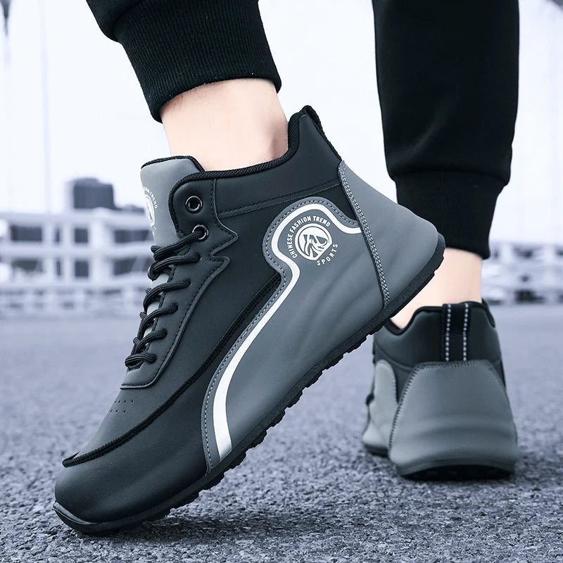 Men's Shoes New Casual Sneakers Shock-Absorbing Breathable/Running Shoes Men's Wear-Resistant Thick-Soled Shoes