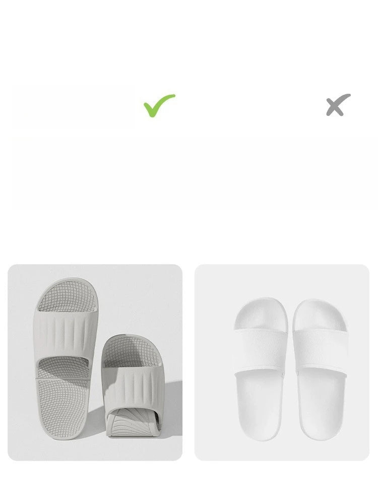 Foldable Travel Slippers for Men & Women Portable Hotel Bathroom Sandals/Packable Beach Shoes for Shower & Pool New Design